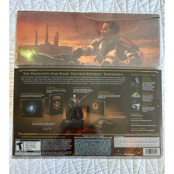 Star Wars The Old Republic Collector's Edition PC Game Statue Journal - Picture 3 of 8